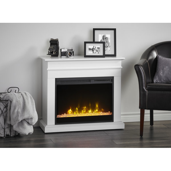 Charmglow Oak Corner Mantel Electric Fireplace